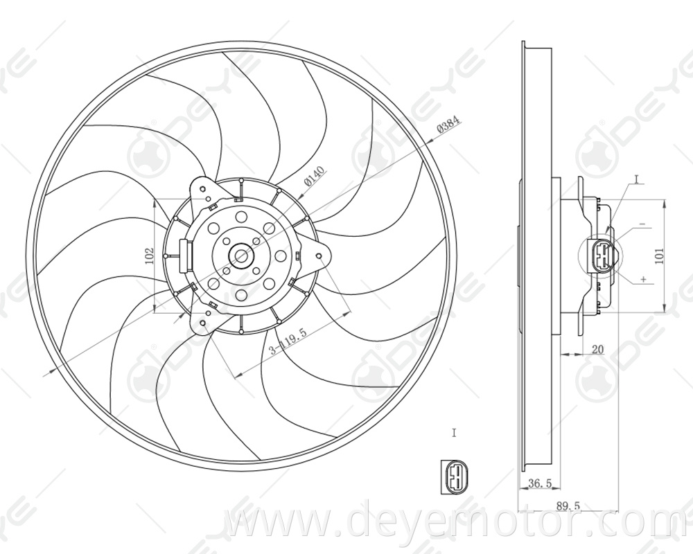 7701062959 car cooling fan radiator universal for RENAULT MEGANE RENAULT KANGOO